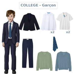 PACK COLLEGE GARÇON SJP