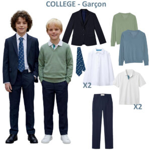 PACK COLLEGE GARÇON SJP